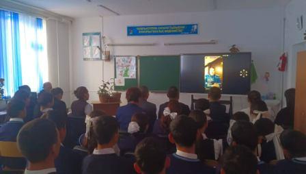 Түркістан облысында «Қауіпсіз балалық шақ» тақырыбында өткен тікелей эфирге қатыстық